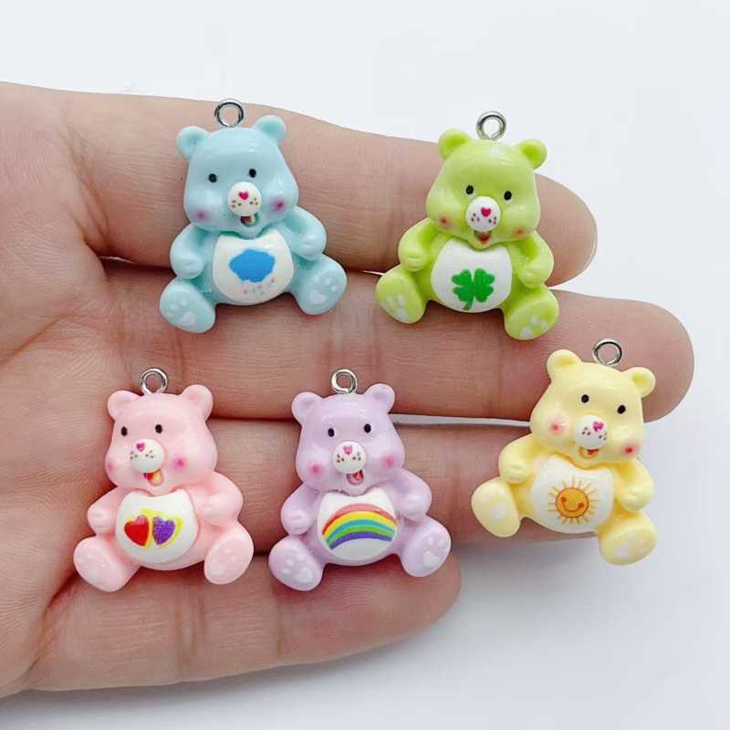 Drop Earrings - 10 buah liontin pesona hewan kartun