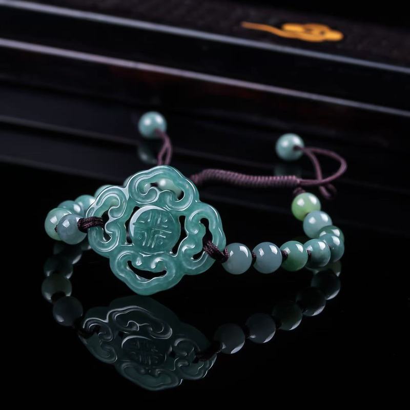 Jewelry & Watches Bench - Gelang Giok Alami Kelas A Desain