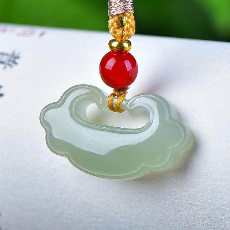 Jewelry & Watches Sp Z Oo Janów Lubelski - Kalung Liontin Batu Nephrite Cina 25mm