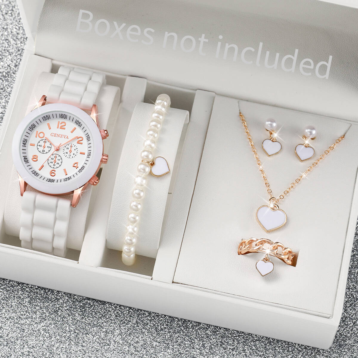 Jewelry Box Watches Bracelets - 5/6 Buah Jam Tangan Wanita Modis
