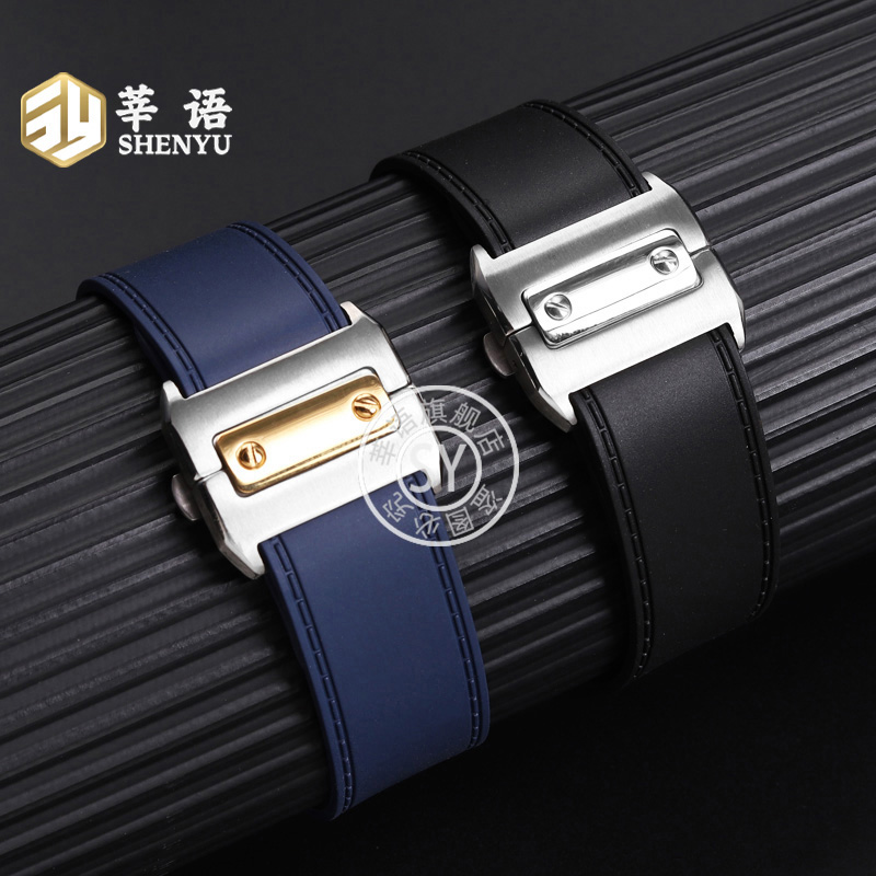Shenyu tali jam tangan karet u - Cartier Watch Santos ulasan dan harga