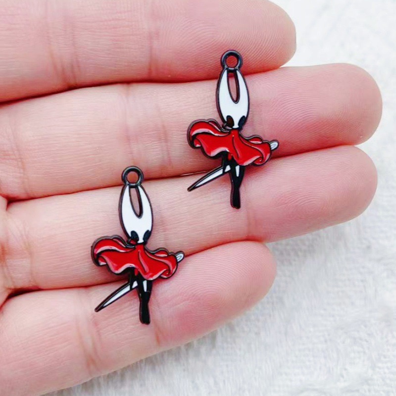 10 buah liontin aksesori kartu - Drop Earrings ulasan dan harga