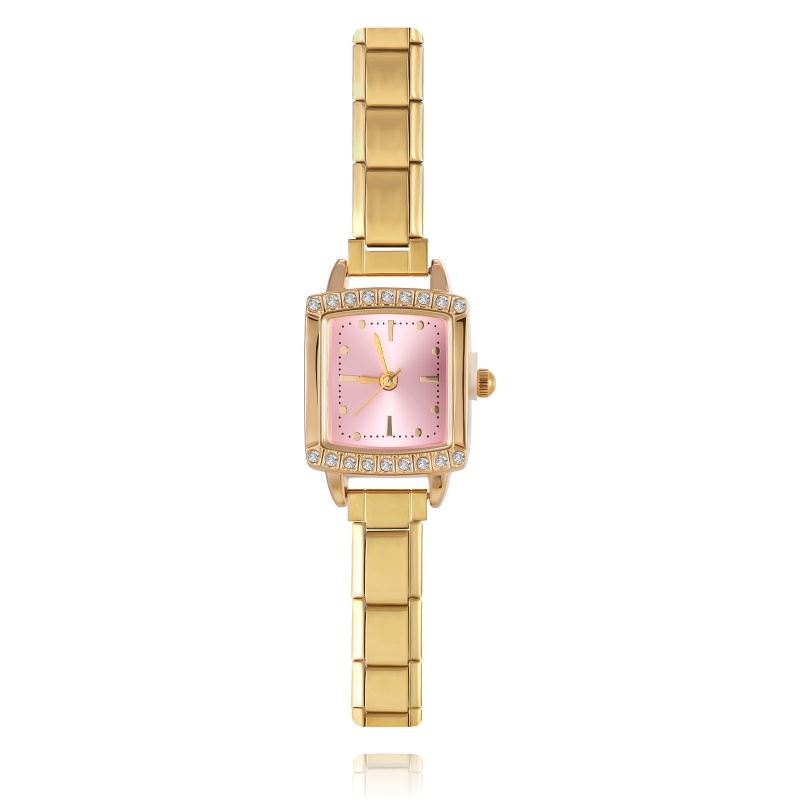 Jam Tangan Modis Konektor Baja - Jewelry Making Watches ulasan dan harga