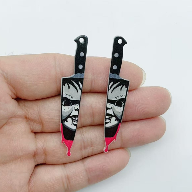 10 buah perhiasan akrilik, lio - Drop Earrings ulasan dan harga
