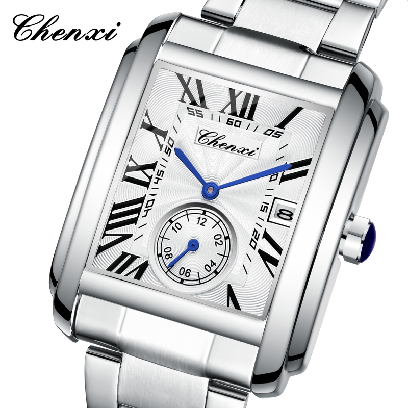 CHENXI 8216 Jam Tangan Kuarsa  - Cartier Watch Santos ulasan dan harga