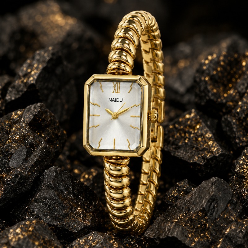 Jam Tangan Emas NAIDU untuk Wa - Jewelry Clasp Watches ulasan dan harga