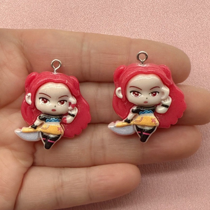 10 buah liontin kartun resin,  - Drop Earrings ulasan dan harga