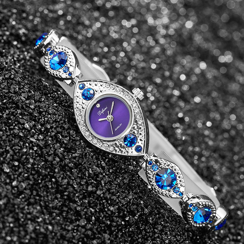 Jam Tangan Gelang Wanita Mewah - Jewelry Clasp Watches ulasan dan harga