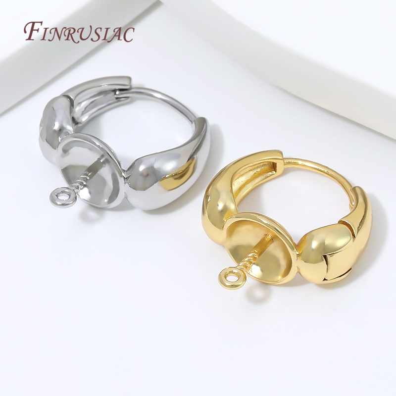 Kancing Anting Huggie Berlapis - Drop Earrings ulasan dan harga