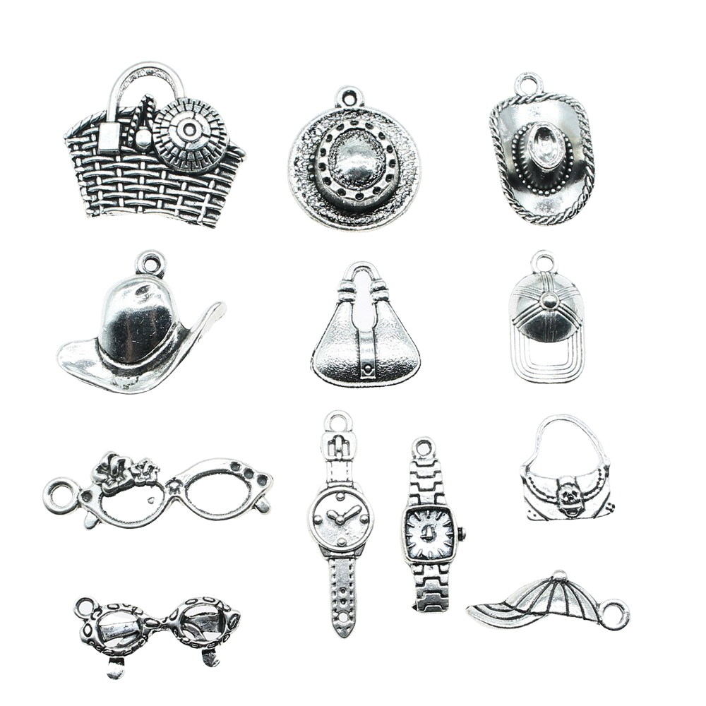 20 pcs / lot topi pesona kacam - Jewelry Making Watches ulasan dan harga