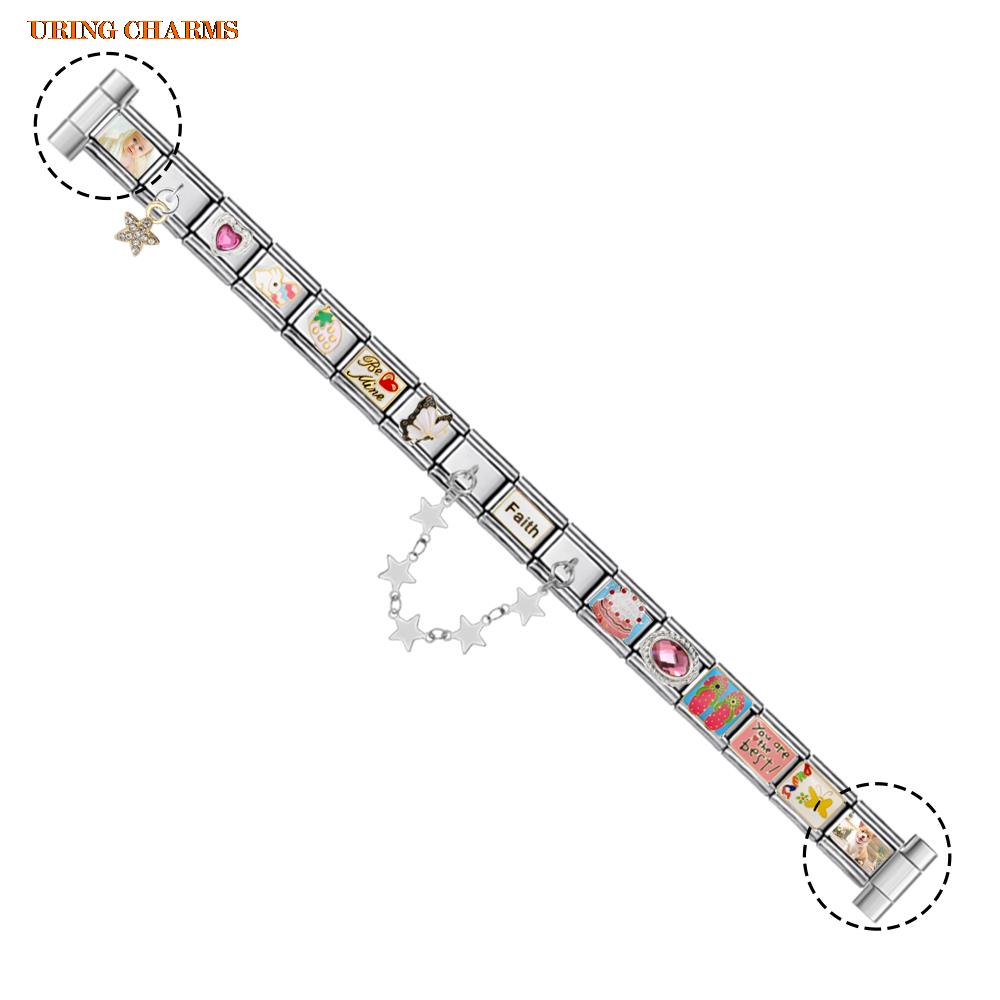 1 Pasang Logo Gambar Konektor  - Jewelry Making Watches ulasan dan harga