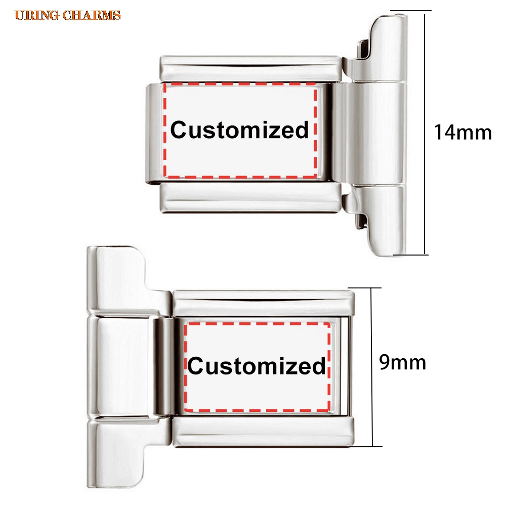 1 Pasang Logo Gambar Konektor  - Jewelry Making Watches ulasan dan harga
