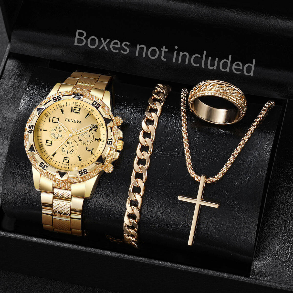 4 Buah/Set Jam Tangan Bisnis P - Jewelry Box Watches Bracelets ulasan dan harga