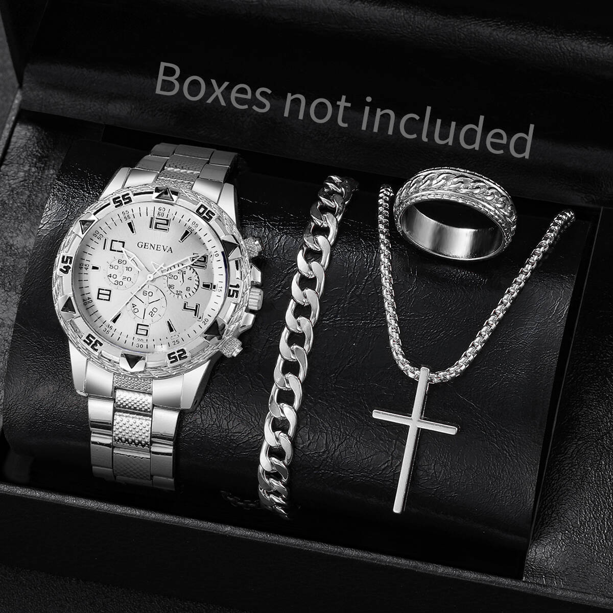 4 Buah/Set Jam Tangan Bisnis P - Jewelry Box Watches Bracelets ulasan dan harga