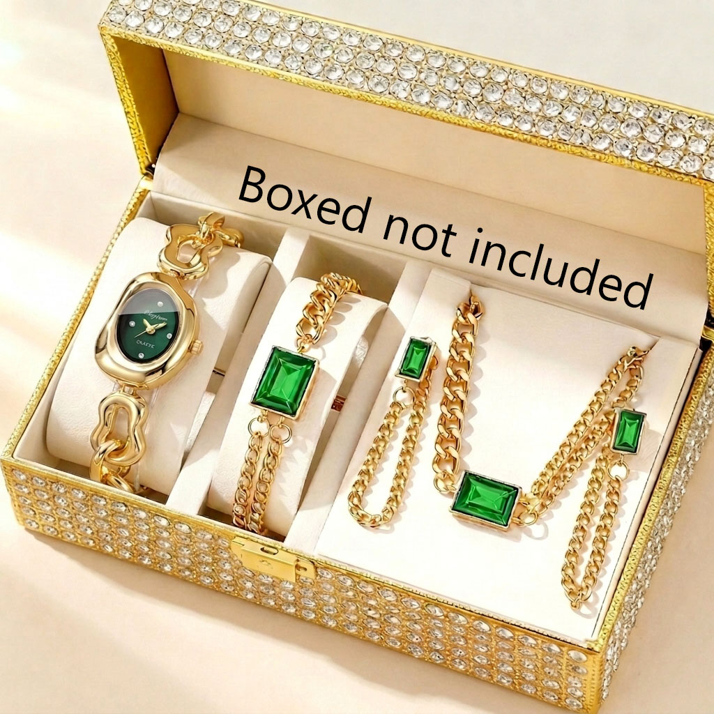 5PCS Set Perhiasan Jam Tangan  - Jewelry Box Watches Bracelets ulasan dan harga