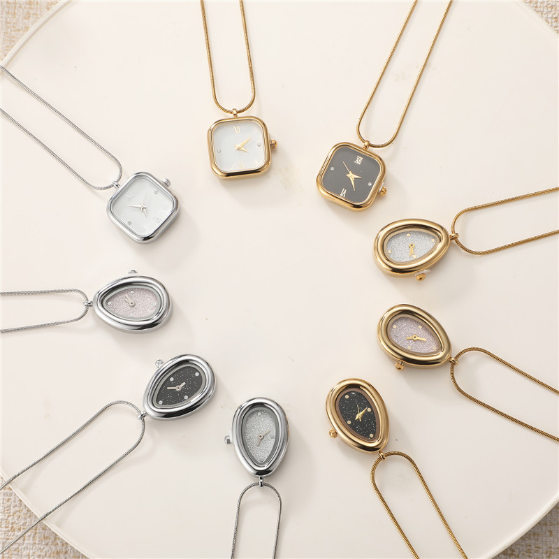 Jam Tangan Kalung Baja Anti Ka - Jewelry Making Watches ulasan dan harga