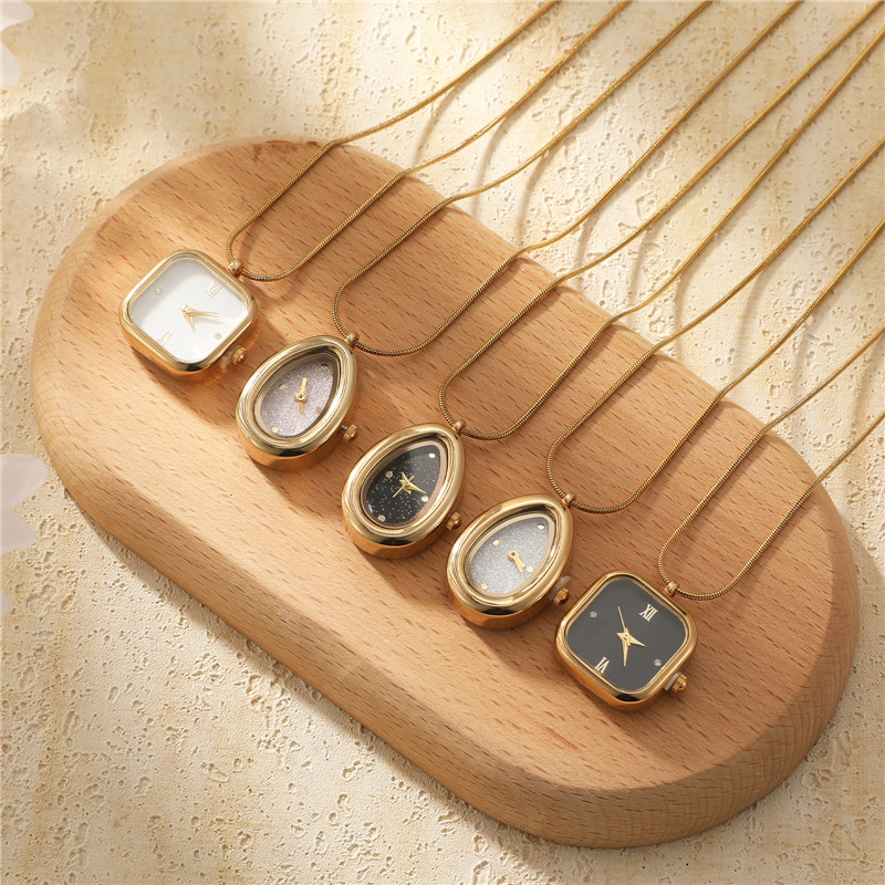 Jam Tangan Kalung Baja Anti Ka - Jewelry Making Watches ulasan dan harga