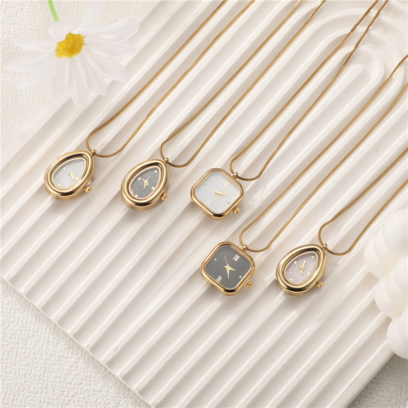 Jam Tangan Kalung Baja Anti Ka - Jewelry Making Watches ulasan dan harga
